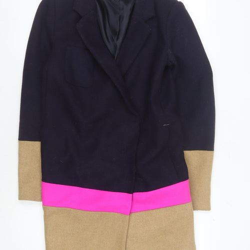 Gap Women's XS Black Pink Beige Wool Jacket