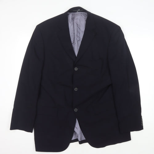 Code Men's Blue Blazer, Size 42R Three-Button