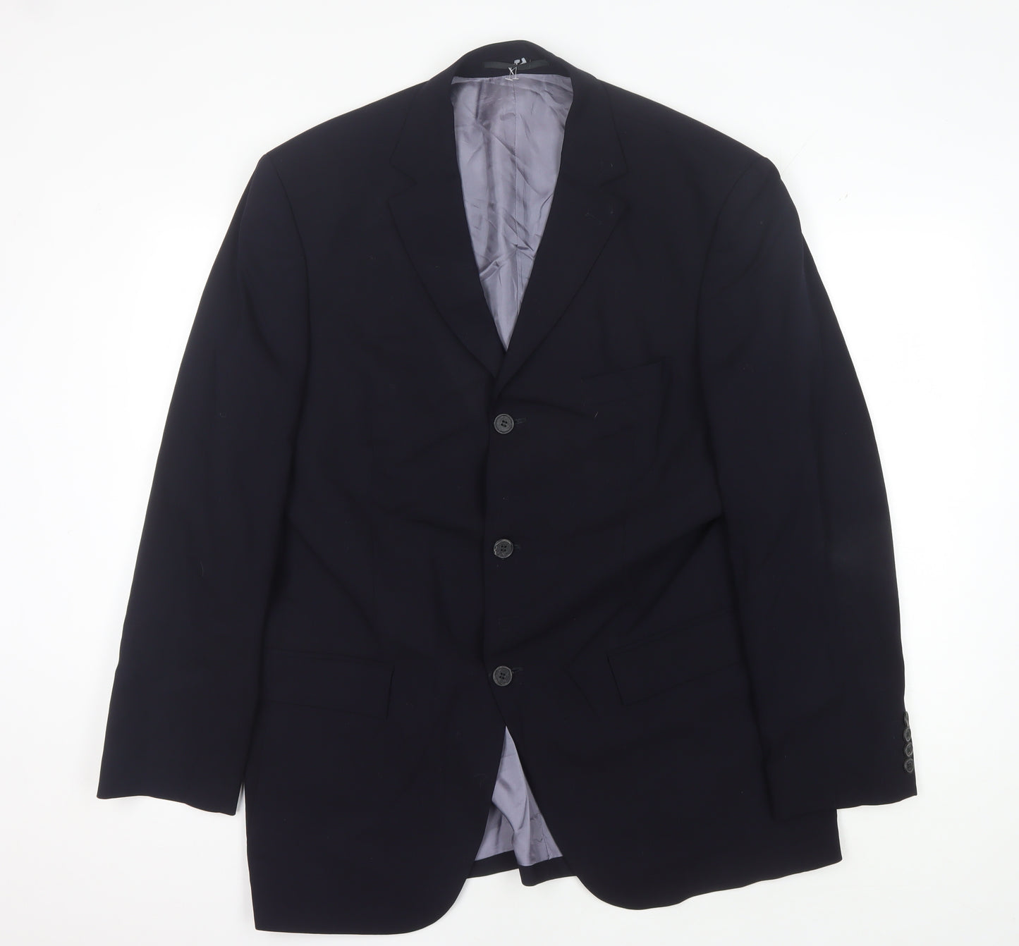 Code Men's Blue Blazer, Size 42R Three-Button