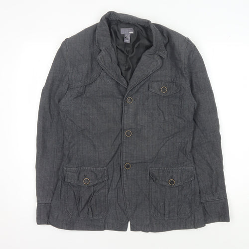 H&M Women's Grey Blazer, Size 20, Casual Workwear