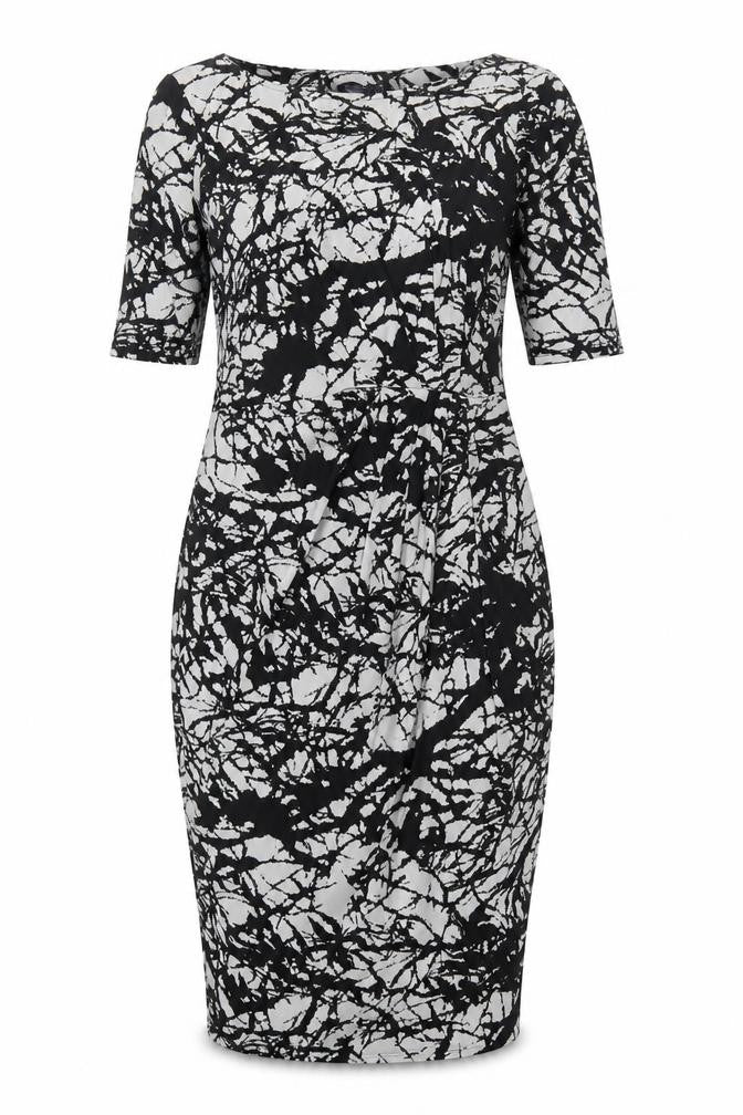 Front view of Marks & Spencer Women's Black Long Bodycon Dress -, size 10