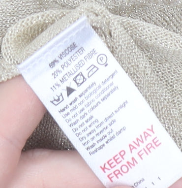 Monsoon Women's Beige Shrug - Size 12