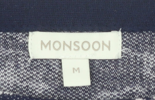 Monsoon Women's Blue Floral Pullover, M