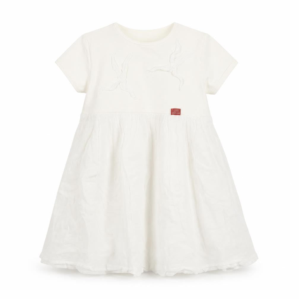 Kenzo Girls Ivory Fit & Flare Dress - 18 Months Casual Spring/Summer