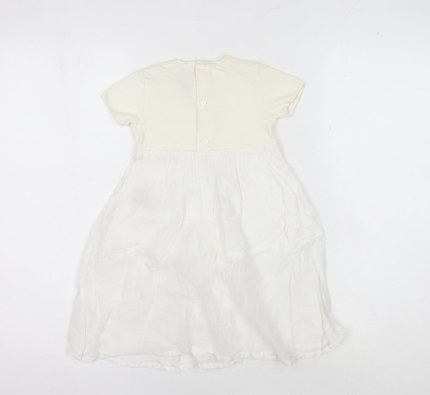 Kenzo Girls Ivory Fit & Flare Dress - 18 Months Casual Spring/Summer