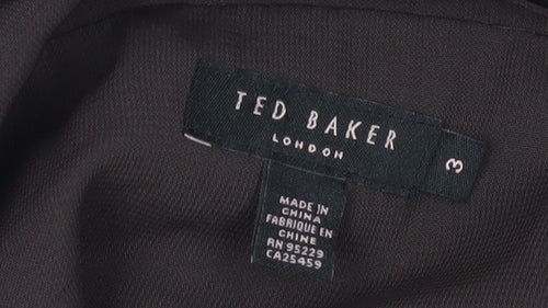 Ted Baker Women's Brown Silk Dress M