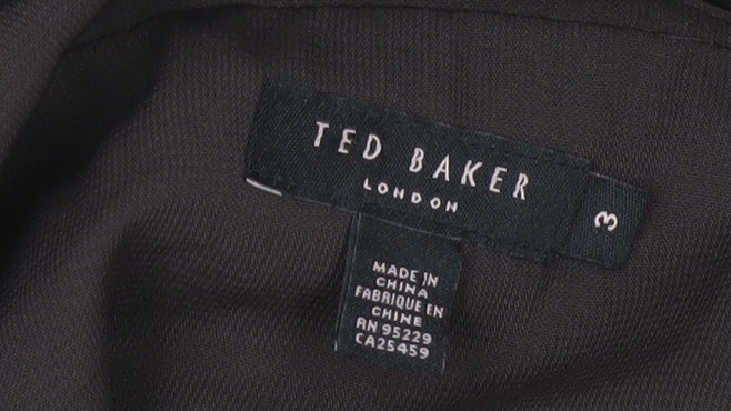 Ted Baker Women's Brown Silk Dress M