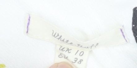 White Stuff Women's White Collared Blouse Size 10