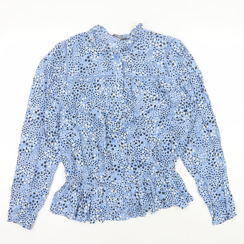 Marks and Spencer Women's Blue Star Blouse Size 14