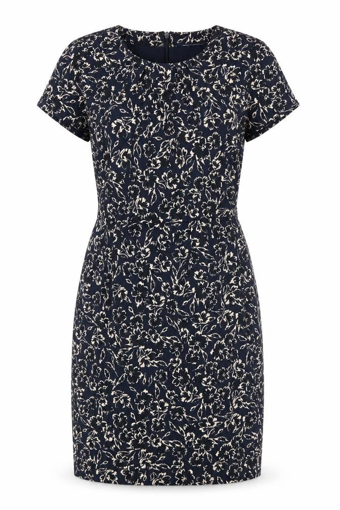 Front view of French Connection Women's Floral Sheath Dress XS