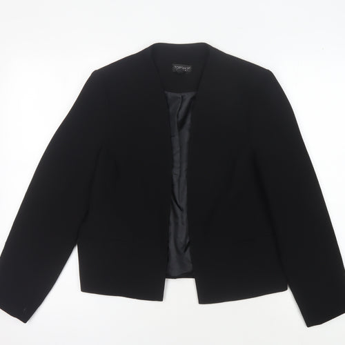 Topshop Women's Black Blazer Size 12