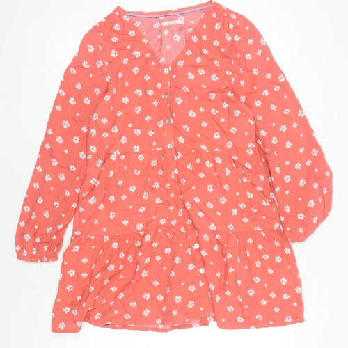 White Stuff Women’s Floral Red Dress Size 10