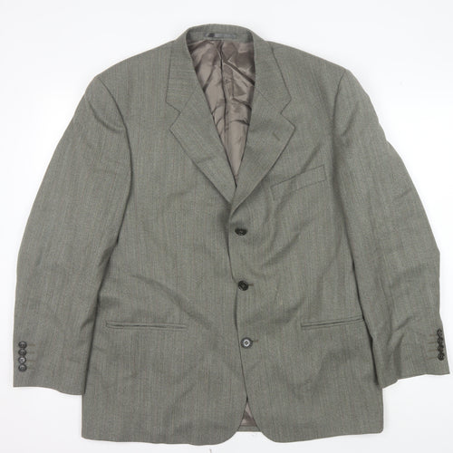 Savoy Taylors Guild Men's Grey Classic Blazer Jacket 42S