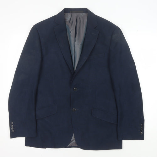 Marks and Spencer Men's Blue Blazer, 38R Two-Button