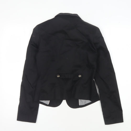 H&M Women's Black Suit Jacket Size 6