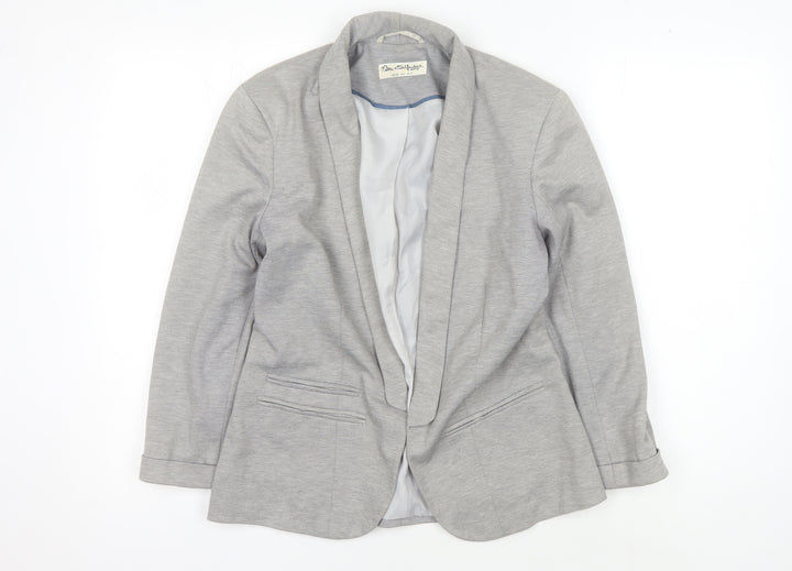 Miss Selfridge Women's Grey Blazer - Size 10
