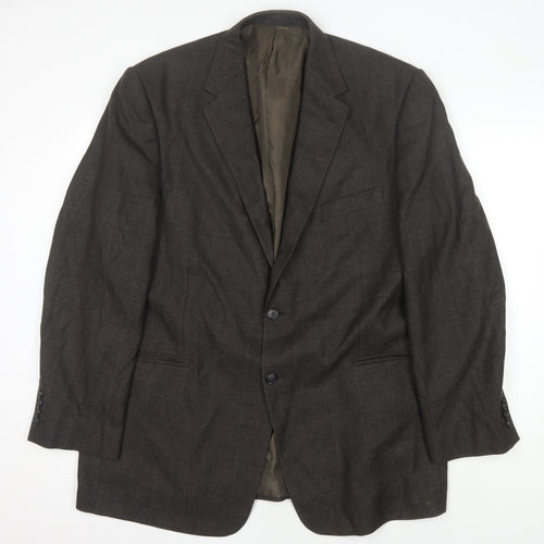Marks and Spencer Men's Olive Blazer 46L Long Jacket