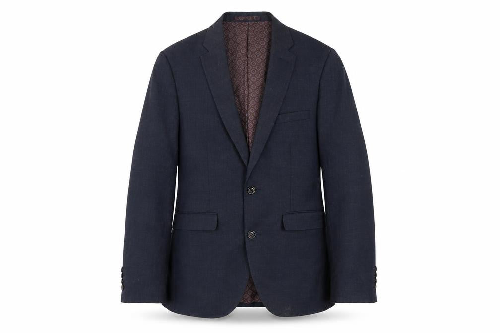 Burton Menswear Navy Slim Fit Blazer 36R