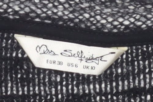 Miss Selfridge Women's Black Cardigan Size 10