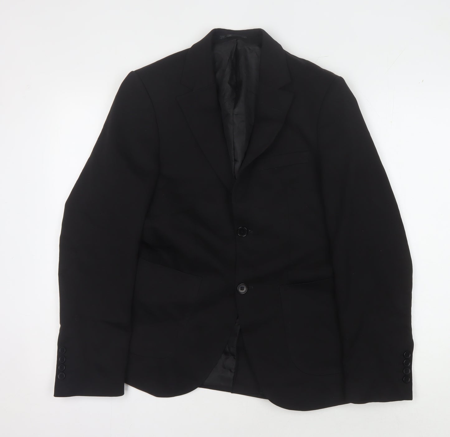 boohooMAN Black Men's Blazer Jacket Size 34