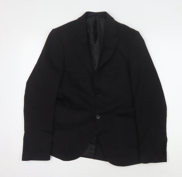 boohooMAN Black Men's Blazer Jacket Size 34