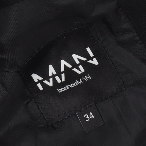 boohooMAN Black Men's Blazer Jacket Size 34