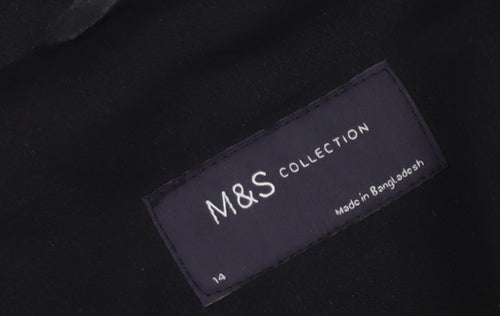 Marks and Spencer Women's Black Blazer Size 14