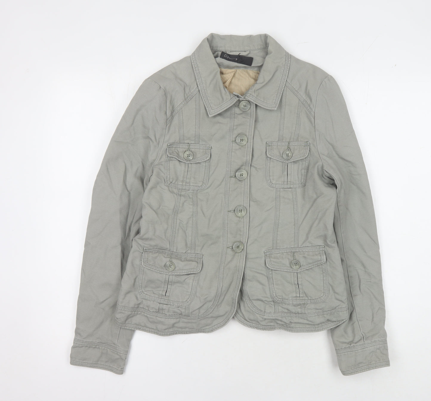 BHS Women's Grey Casual Jacket - Size 10