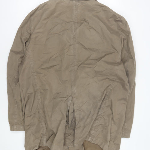 Marks and Spencer Men's Beige Mid-Length Jacket L