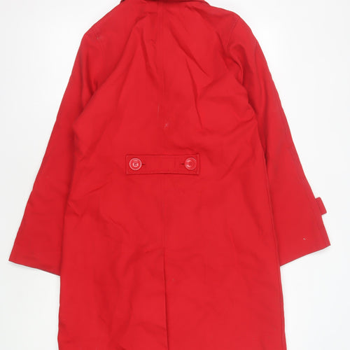 Linea Women's Red Mid-Length Coat Size 12