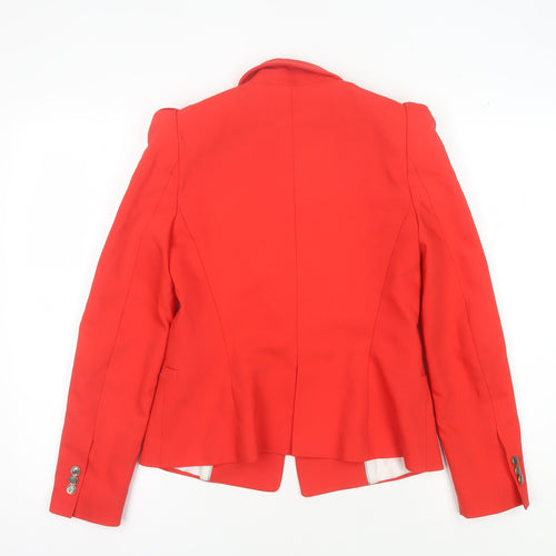 Zara Basic Women's Red Blazer - Size S - Slim Fit