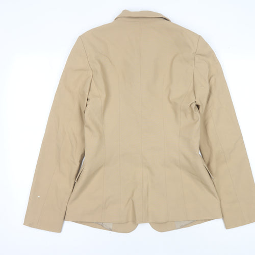 Zara Women's Beige Blazer, Size 2, Long Sleeve