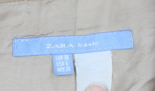 Zara Women's Beige Blazer, Size 2, Long Sleeve