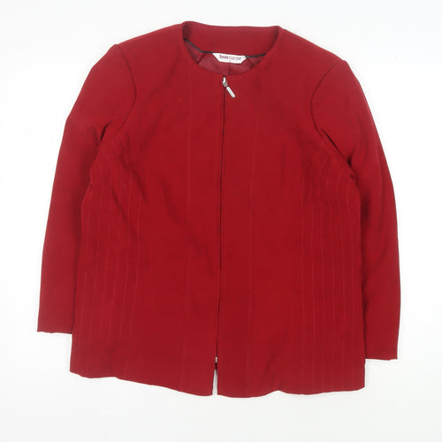 bonmarché Women's Red Softshell Jacket Size 16