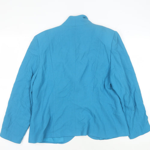 Gail Hoppen Women's Blue Blazer UK Size 14