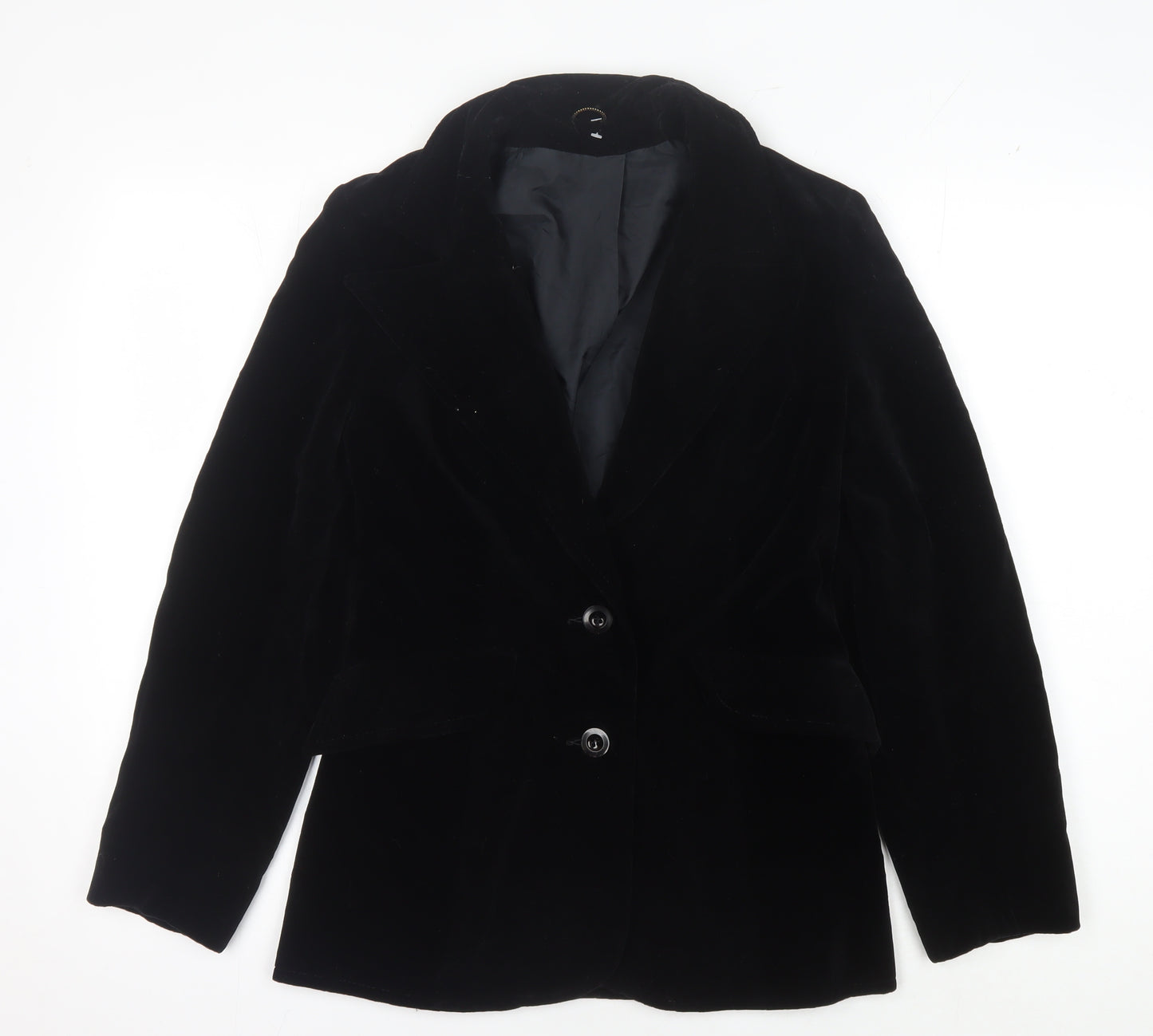 Richard Shops Women's Black Velvet Blazer Size 12