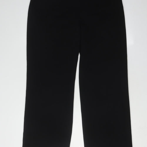 Viyella Women's Black Petite Straight Trousers Size 12