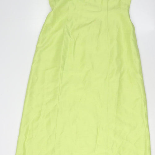 Vera Mont Women's Green Slip Dress, Size 10, Formal