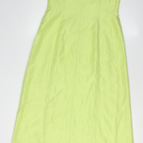 Vera Mont Women's Green Slip Dress, Size 10, Formal