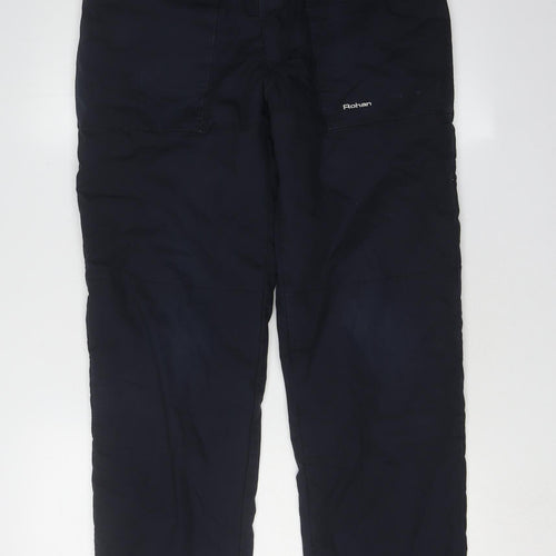 Rohan Men's Black Travel Trousers, Size M, Water Resistant