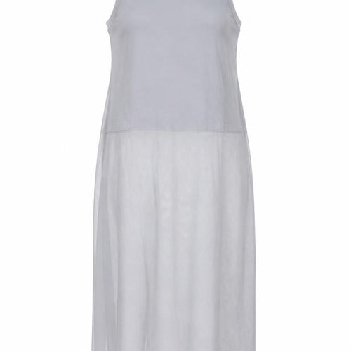 Zara Women Grey Sleeveless Dress S Lightweight