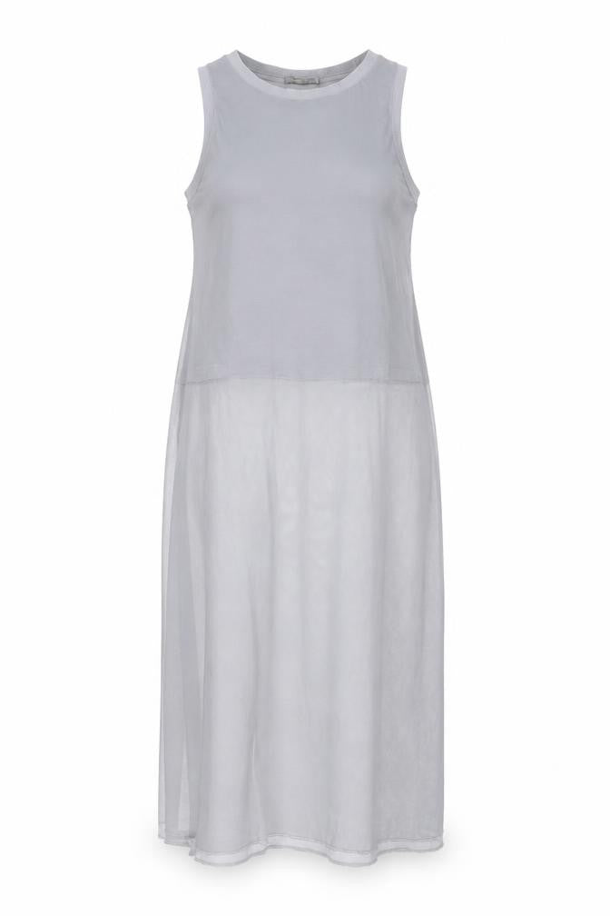 Zara Women Grey Sleeveless Dress S Lightweight