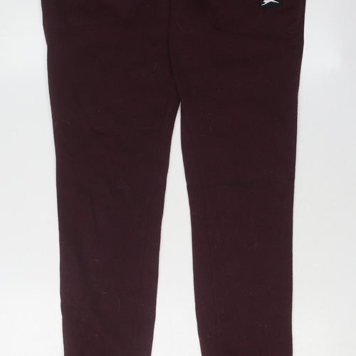 Slazenger Women's Brown Jogger Trousers Size 10