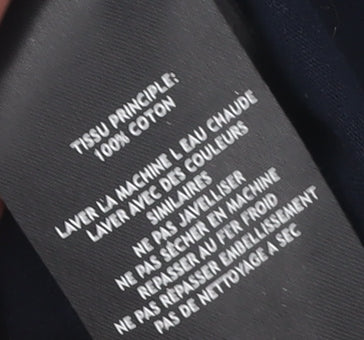 TOG24 Men's Blue Striped Polo Shirt L