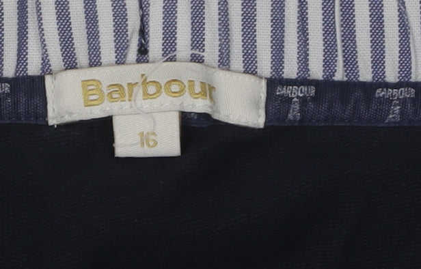 Barbour Women's Blue Skirt Size 16