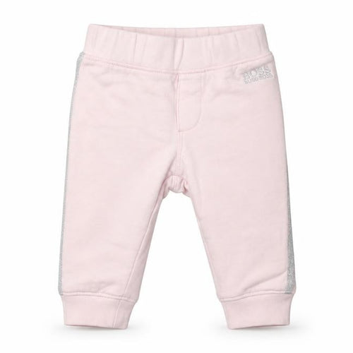 Hugo Boss Girls Pink Jogger Trousers 6 Months