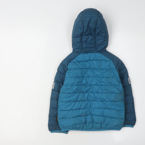 Jack Wolfskin Boys Blue Puffer Jacket, 3-4 Years, Winter Ready