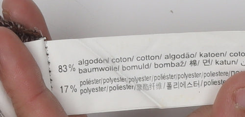 Zara Unisex Brown Crew Neck Sweatshirt L