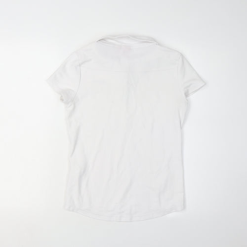 LA Gear Women's White Polo Shirt Size 8
