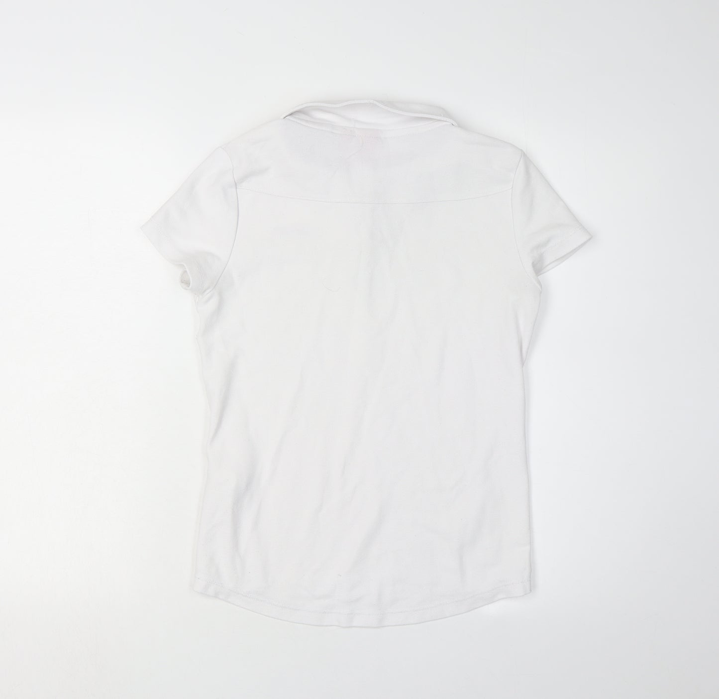 LA Gear Women's White Polo Shirt Size 8